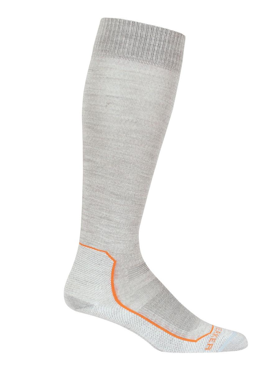 Blizzard Heather / Flash Icebreaker Merino Ski+ Ultralight Over the Calf Women's Socks | AU 1442RVDW